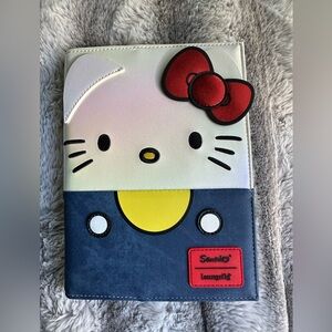LOUNGEFLY X SANRIO HELLO KITTY 50TH ANNIVERSARY  REFILLABLE STATIONERY JOURNAL